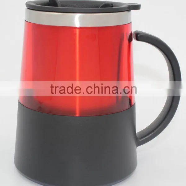 New Design High Quality Double Wall Coffee Mug/travel Mug/ Auto Mug