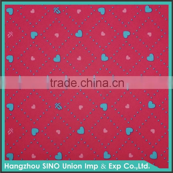 100 Polyester Oxford Fabric /PVC PU Coated Butterfly Upholstery Fabric photo-4