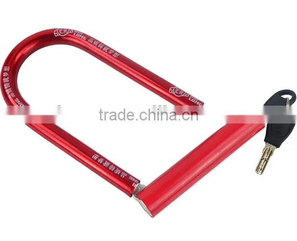 High Quality Durable Motorcycle/bicycle Square u Lock Colorful Fashionable Bicycle/motorbike u Lock 22 24 25 photo-5