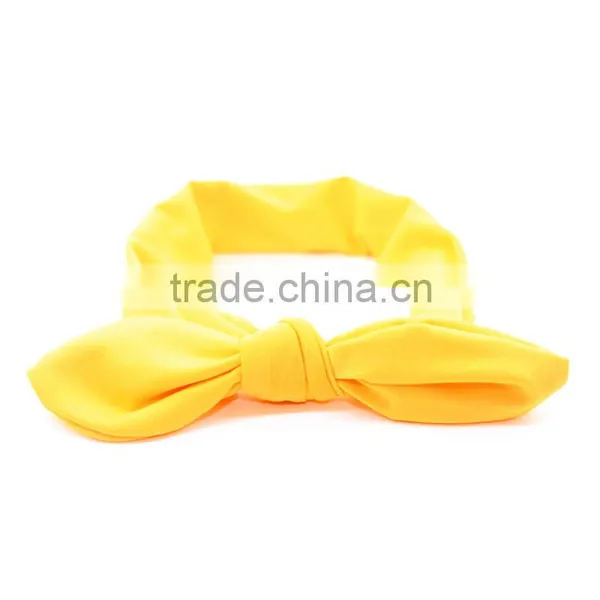 YA New Cute Girls and Women Bowknot Hairbands Turban Knot Rabbit Headband Headwrap Top Cloth Headwear Hair Accessories photo-6