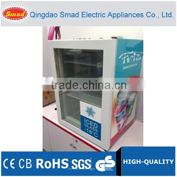 Commercial Mini Glass Door Ice Cream Display Freezer Showcase photo-5