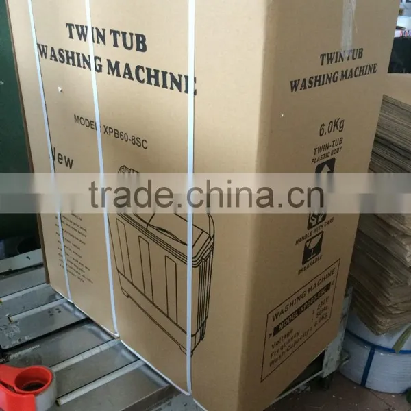 6.0kg Two Tubs Decorated Plastic Washing Machine With Spin Dryer photo-6