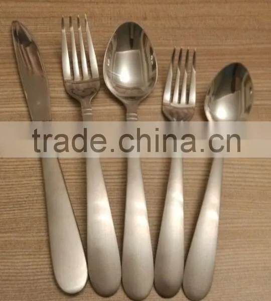 Inox Cutlery With Sand Polish