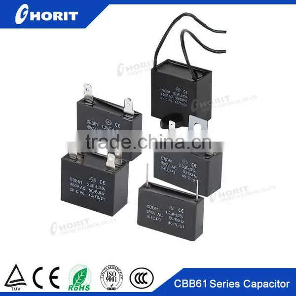 TUV,UL,CQC,CE CBB60 CBB61 CBB65 CBB80 CD60 Electrolytic ac Starting Motor Run Capacitor 250v 125uf Ceiling Super Capacitor photo-3