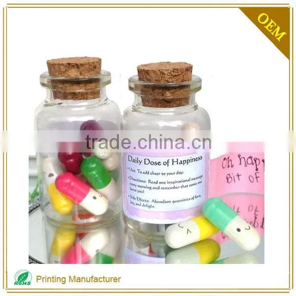 Custom Print Plastic Pvc Shrink Wrap Pharmaceutical Bottle Label photo-5