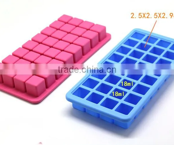 28 Cavity Silicone Ice Cube Tray Silicon Baby Food Storage Silicone Tray photo-4