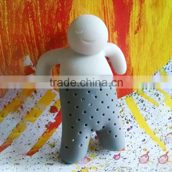 Tea Tool Interesting Life Partner Cute Mr Teapot Tea Infuser/Tea Strainer/Coffee & Tea Sets/silicone photo-3