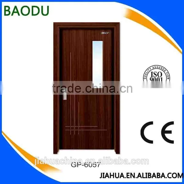 Pvc Wooden Flush Door Glass Door Bathroom Pvc Kerala Door Prices photo-6