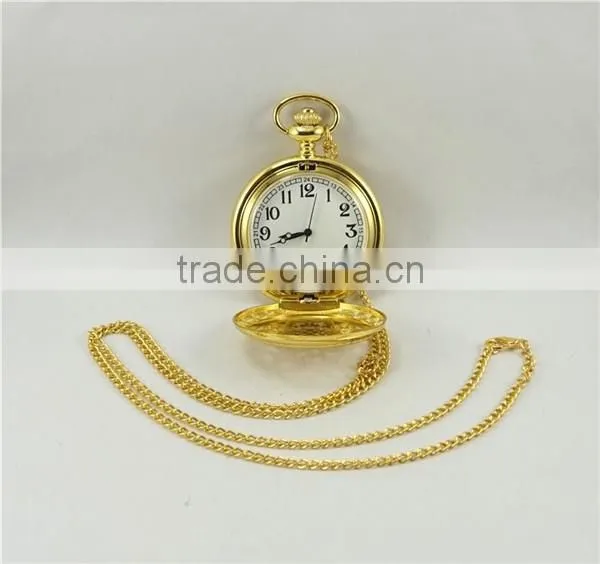Antique Gold Quartz Classic Pocket Watch photo-2