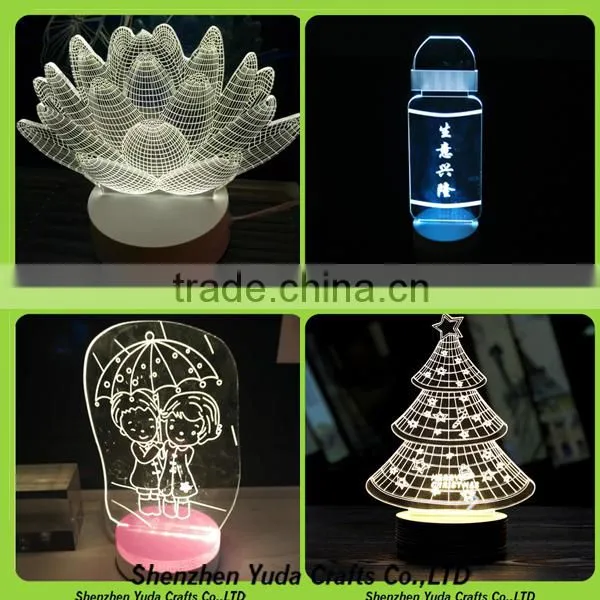 Factory Direct Selling High Quality Acrylic Small Night Light Christmas Lamp photo-4
