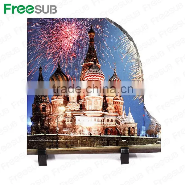 China Wholesale on L20*H20*W0.9CM Blank Right Opening Sublimation Rock Slate Photo photo-2