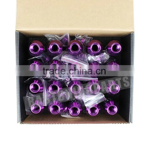 Breaks Alloy Aluminum 90MM Wheel Lug Nut With Crown Caps Extended Tuner Wheels Rims Caps Lug Nuts photo-4