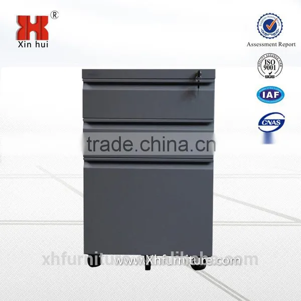 Black 3 Drawer Move Metal Cabinet photo-2