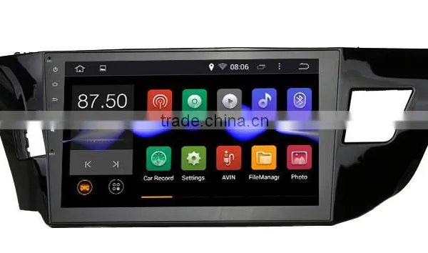 10.2 Inch Android 4.4.4 Stereo for Corolla 2014 GPS 1024*600 1.6G CPU Radio Headunit Free Map GPS Navi Browser Navi photo-4