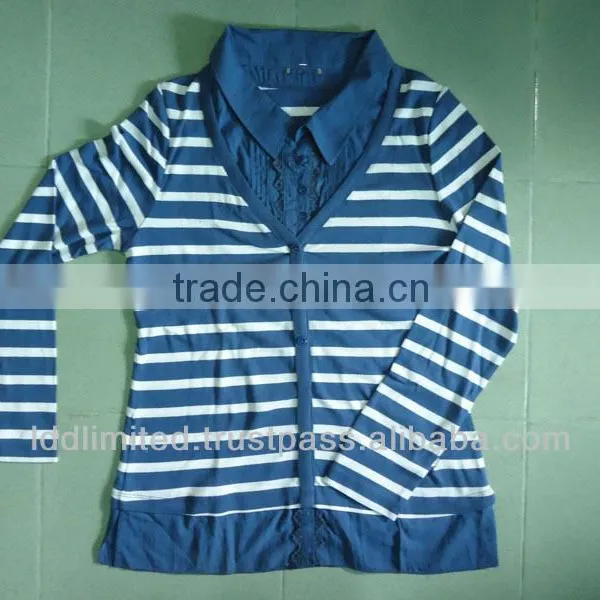 Fancy Blue Color Top for Ladies