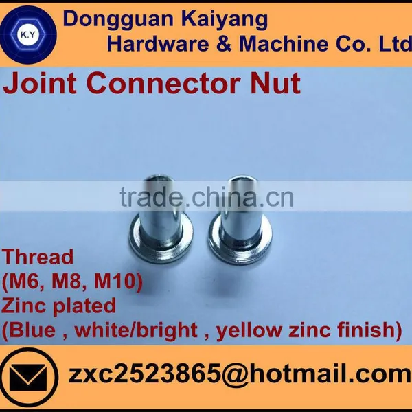 M6, M8, M10 / Bright(White)/ Blue/ Yellow Zinc Plated; Joint Connector ; Furniture Hardware photo-5
