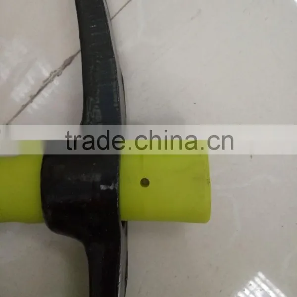 STEEL PICK WITH DOUBLE COLOR PLASTIC -COATING HANDLE /pick Mattock photo-2