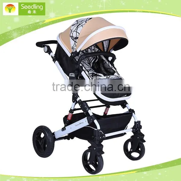Baby Trolley Price Cheap European Standard Baby Carrier Trolley With Large Storage Basket photo-4