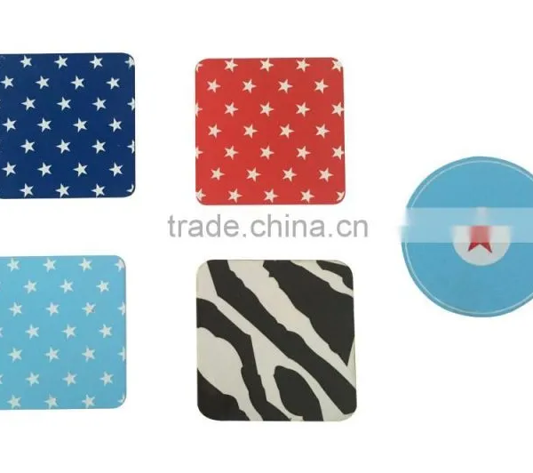 Wooden Square or Round Hot Sales Cup Mat for Coffee or Hot Milk Small Promotion Gifts for Home Decoration on Topdesk