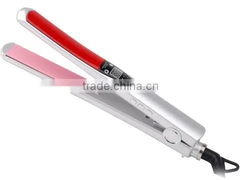 Ceramic MCH Heating Professional Hair Straightener Titanium LED Temp Display photo-6