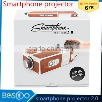 Fun Cinema DIY Cardboard Smartphone Mobile Cellphone Projector - For Android For IOS Cardboard Smartphone Projector