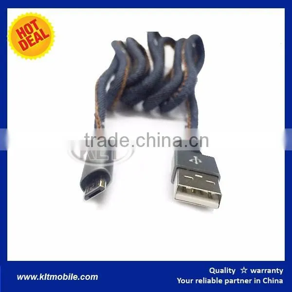 Leather USB Cable / Cowboy Usb Cable for Mobile Phone photo-5