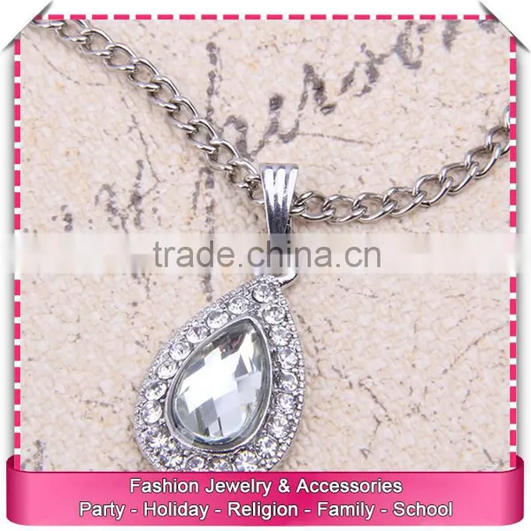 Fancy Necklace Design, Low Price Imitation Diamond Necklace Women photo-2