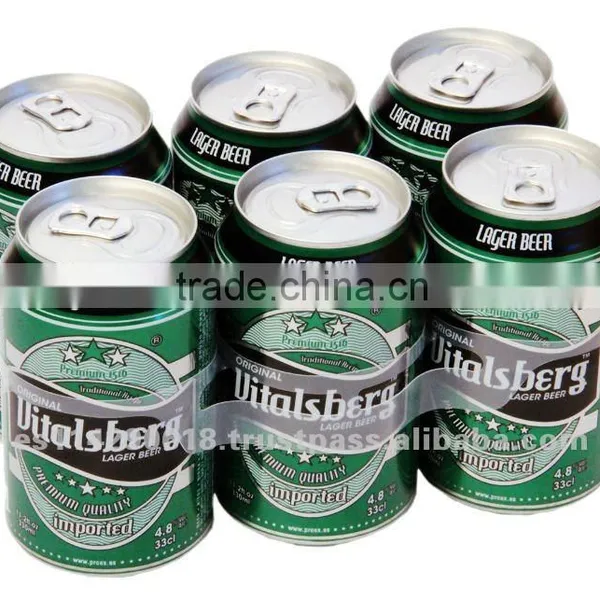 VITALSBER Lager Beer 4.8% Canned 24x33cl