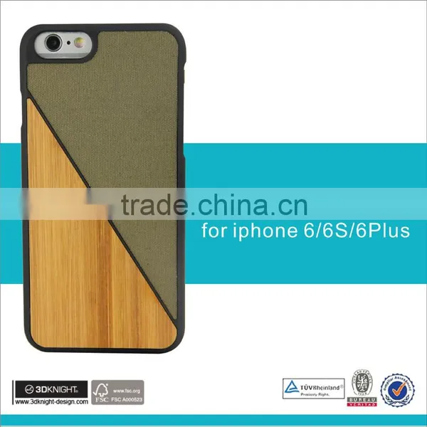 Mobile Phone Accessory Wooden Phone Cover Blank Wood Case for Iphone photo-2