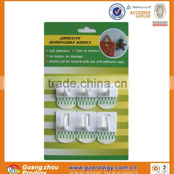 Removable Self Adhesive Wall Mounted Hook Wholesale Coat Hooks photo-4