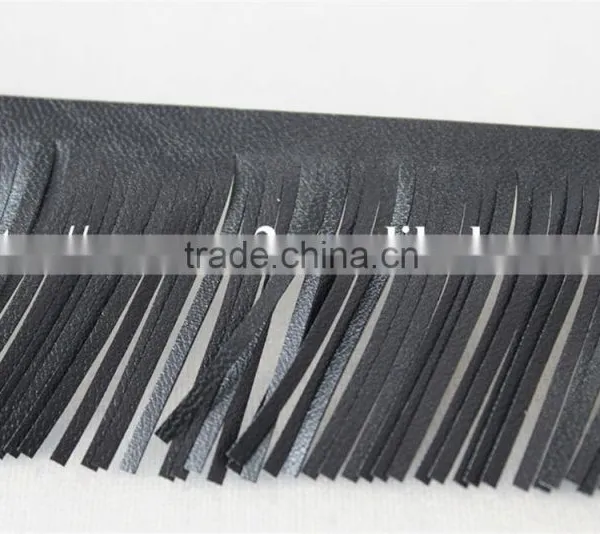 High Quality 4.5cm Black Simplify Design Tassel Lace Trims for Clothing photo-4