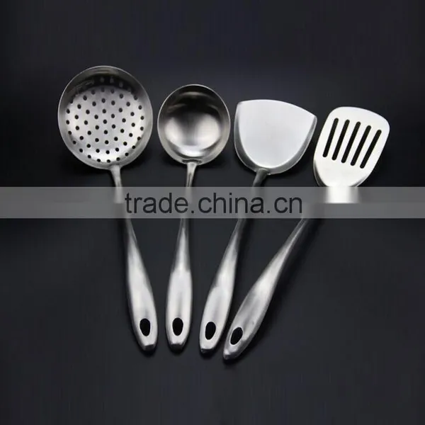 ALL Stainless Steel Kitchenware / Cook Hot Sell Stainless Steel Stir Shovel/Ladle/strainer/frying Shovel 1pcs Kitchenware S05