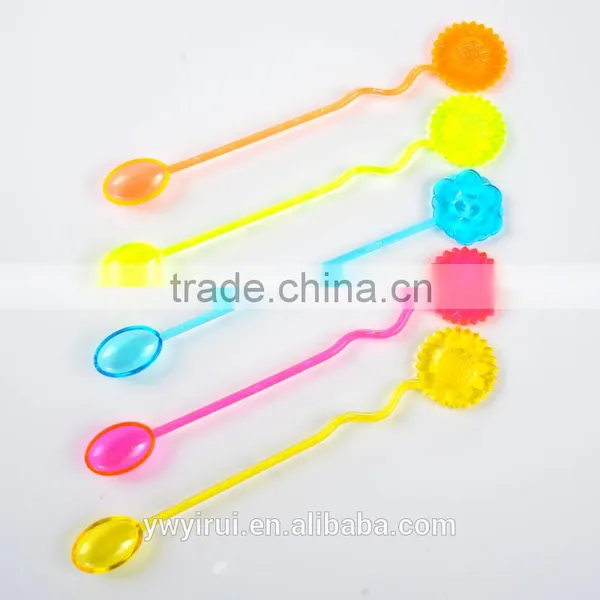 Colorful Plastic Coffee Stirrers With Spoon photo-3