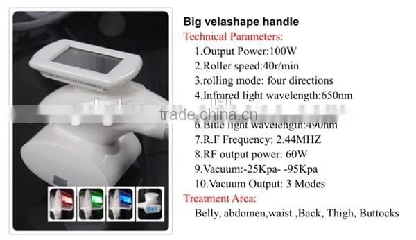 2016 GLM Best Selling V9 Valeshape rf Laser Cavitation Cooling Beauty 5 in 1 Machine for Sale photo-4