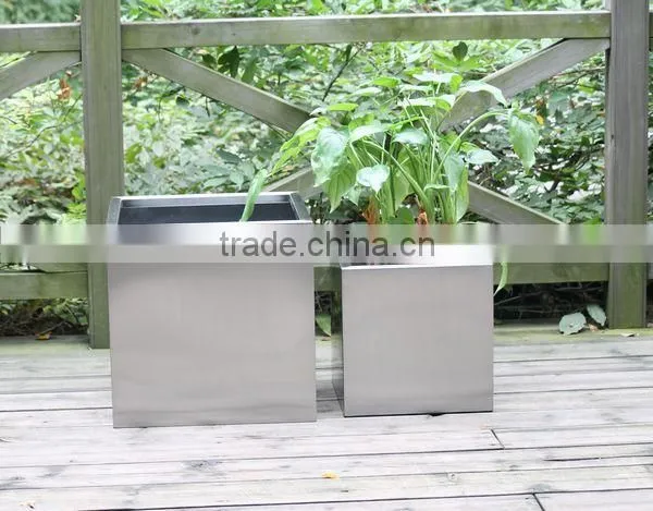 Fashion Design Bonsai Pot Stainless Steel Flower Container and Flowers Pots photo-4