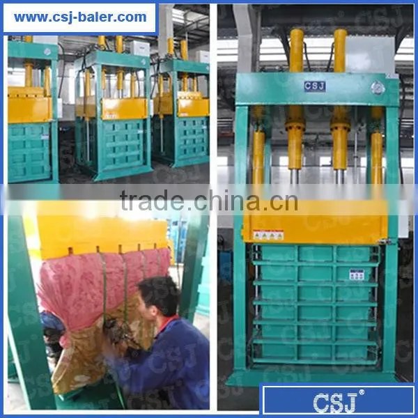 Textile Waste Baler Hydraulic Waste Coarse Linen Clothes Baler Machine