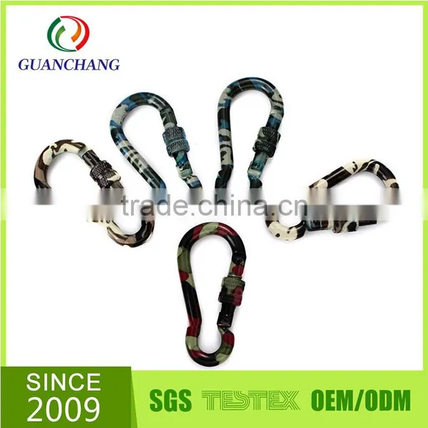Stainless Colorful Printed Aluminum Carabiner Hook photo-2