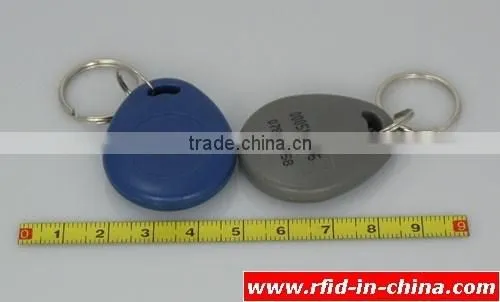 Factory Price Grey RFID Key Fob With 125KHz/ 13.56MHz Chip photo-2