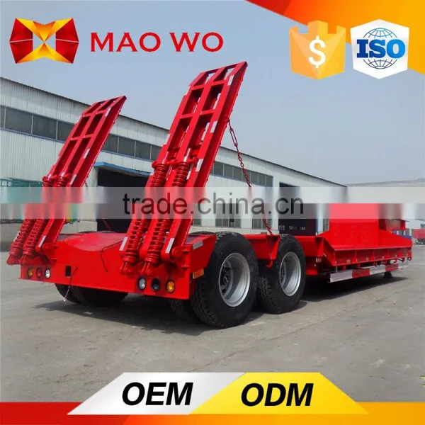 Transporter Made In China 3 Axles Low Bed Semi Trailer For Sale photo-6