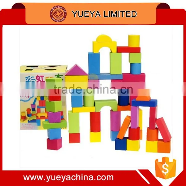 Educational Rainbow Colored Building Blocks Kids Toys photo-1