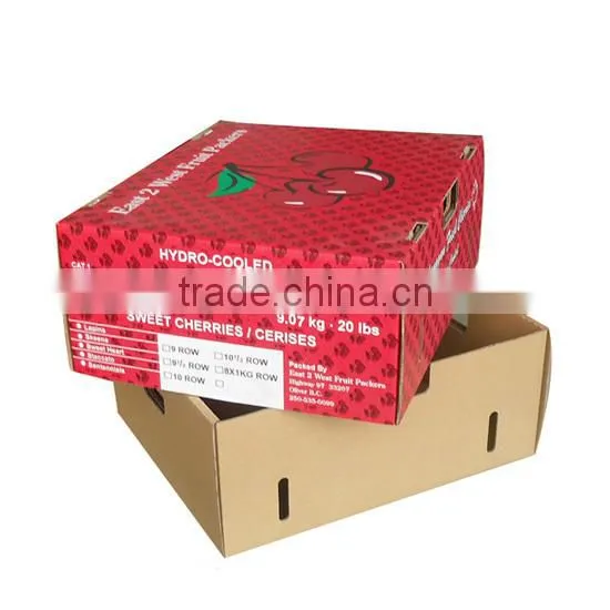Color Print Fresh Fruit Vegetable Packaging Corrugated Box photo-3
