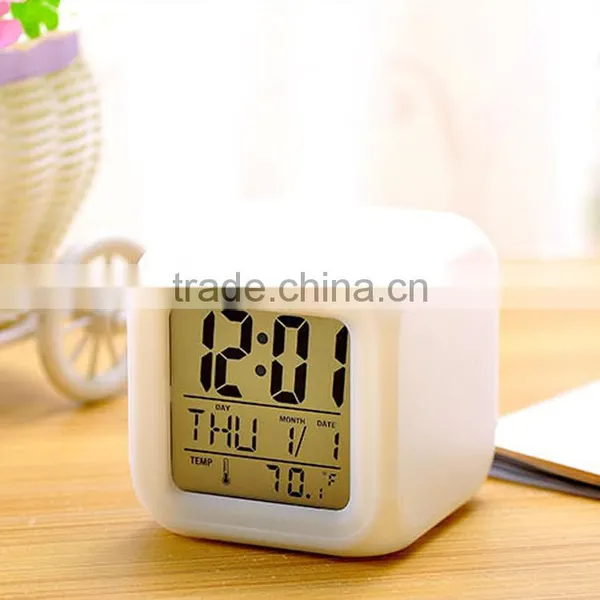 Color Changing Alarm Clock Digital Alarm Clock Promotional Gift Alarm Clock photo-5