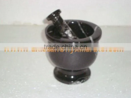 MARBLE MORTAR AND PESTLE HANDICRAFTS photo-2