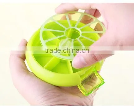 Cy273 Health Care Medicine Pill Box Lemon Shaped Sort Vitamin 7 Day Weekly Holder Tablet Storage Case Container Cases Travel photo-4