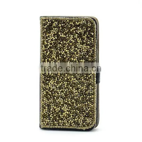 For Iphone6 Shiny PU Leather Flip Phone Case, Glittering Leather Phone Cover, pu Leather Flip Case for Iphone6 photo-2