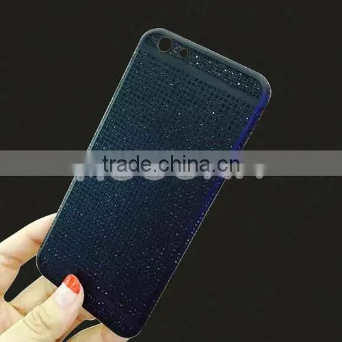 For Iphone 6/6plus Black Housing Back Cover Replacement,black Crystal Housing photo-2
