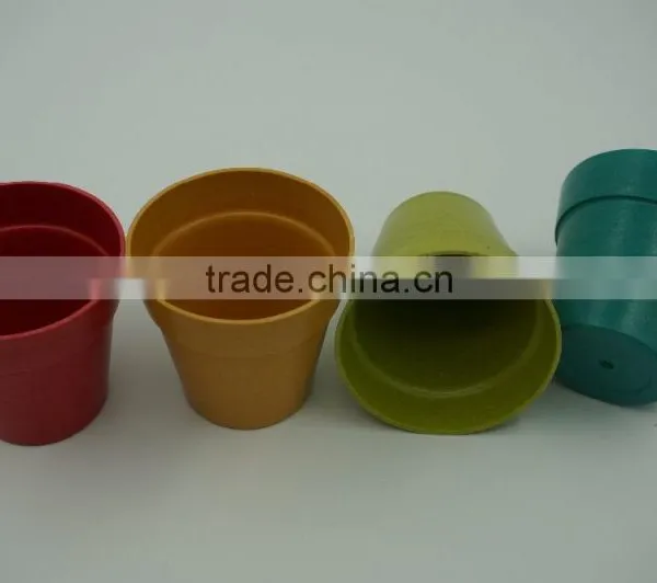 Eco Friendly Bamboo Fiber Mini Planter photo-6