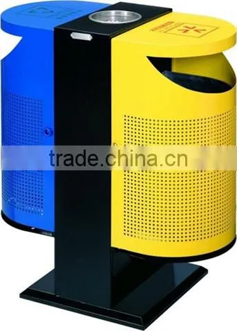Arlau Outdoor Park Double Recycling Bin Picture photo-3