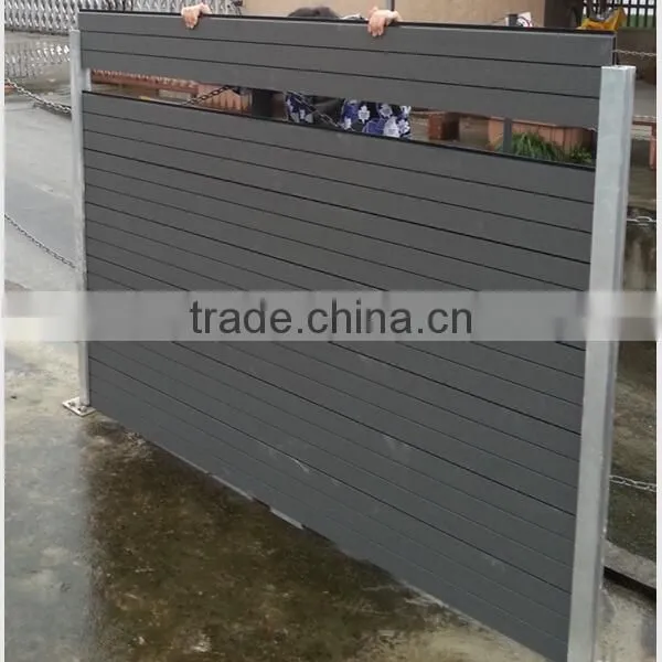 High Standard Outdoor Wpc Fencing Supplier Outdoor Composite Wood Fencing Wall photo-5