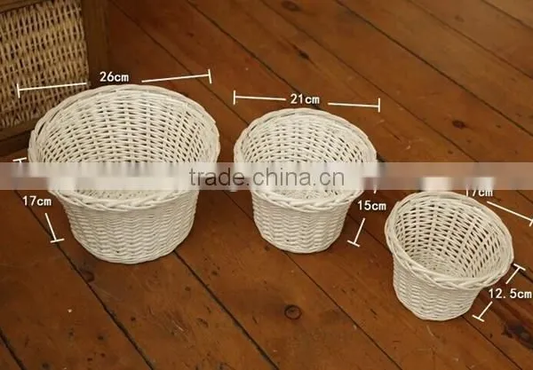 Cheap Wicker Woven Garden Flower Pot photo-4